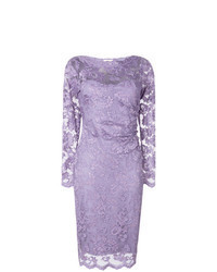 Light Violet Lace Sheath Dress