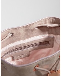 Ted Baker Soft Leather Bucket Bag With Tassel Detail