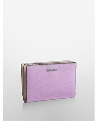 Calvin Klein Galey Saffiano Leather French Clutch