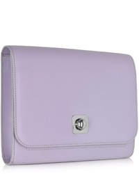 Carven Lilac Leather Pouch