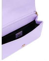 Versace Foldover Floral Shoulder Bag