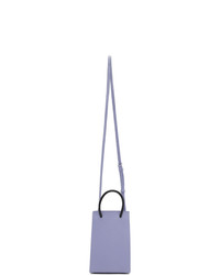 Balenciaga Purple Shopping Phone Holder Bag