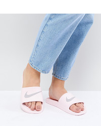 Nike Kawa Sliders In Pink