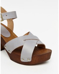 Asos Collection Tilly Leather Heeled Sandals