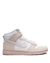 Nike Dunk High Retro Prm Cracked Leather Swoosh Sneakers