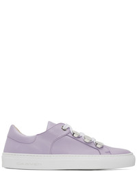 Carven Purple Button Sneakers