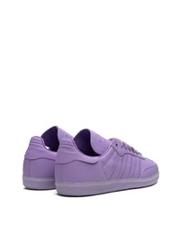 adidas X Pharrell Humanrace Samba Purple Sneakers