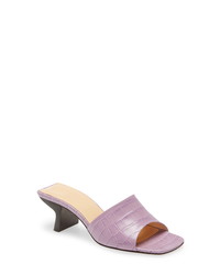 By Far Lily Leather Slide Sandal