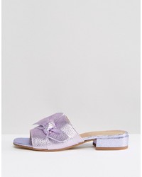 Asos Foggy Bow Leather Sandals