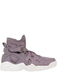 Light Violet Leather Sneakers