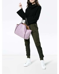 Stella McCartney Purple Reversible Falabella Shoulder Bag