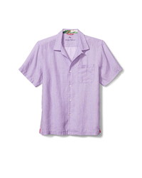 Tommy Bahama Sea Glass Short Sleeve Button Up Linen Camp Shirt