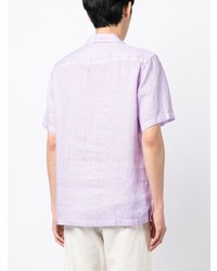 Lardini Short Sleeved Linen Shirt