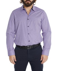 Johnny Bigg Atami Geo Stretch Cotton Button Up Shirt