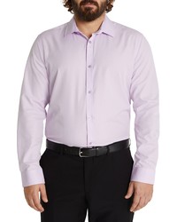 Johnny Bigg Boston Textured Button Up Shirt In Lilac At Nordstrom