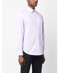 Emporio Armani Long Sleeve Stretch Cotton Shirt