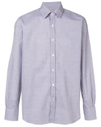 Canali Micro Print Shirt