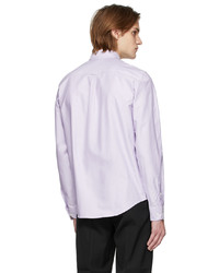 MAISON KITSUNÉ Purple Classic Fox Patch Shirt