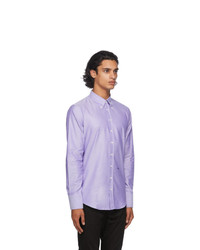 DSQUARED2 Purple Oxford 70s Shirt