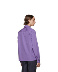 Prada Purple Pocket Shirt