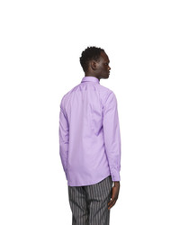 BOSS Purple Slim Fit Shirt