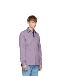 Prada Purple Stretch Poplin Shirt