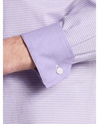Tailorbyrd Regular Fit Micro Gingham Check Cotton Sportshirt
