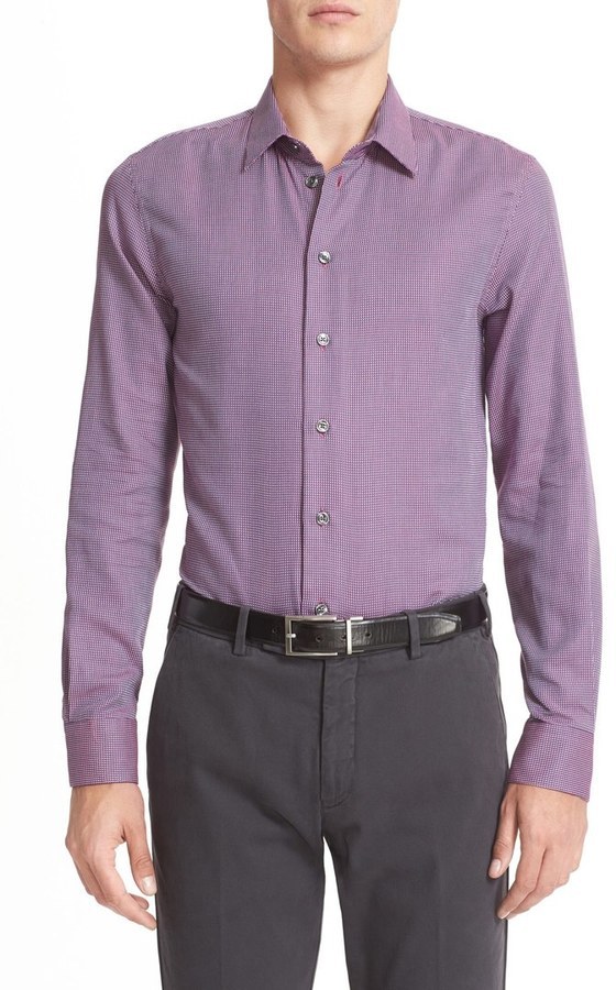 armani collezioni slim fit shirt