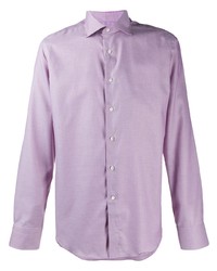 Canali Tailored Cotton Long Sleeved Shirt