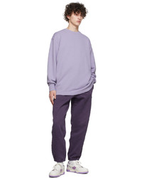 Acne Studios Purple Cotton Sweatshirt
