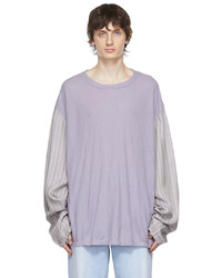 Acne Studios Purple Cotton T Shirt