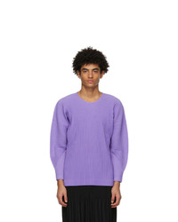 Homme Plissé Issey Miyake Purple Monthly Colors January Long Sleeve T Shirt