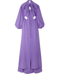Rosie Assoulin Cry Baby Cutout Crepe Gown