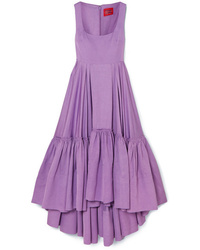 SOLACE London Haye Tiered Woven Midi Dress
