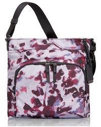 Light Violet Nylon Crossbody Bag