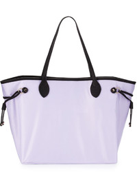 Neiman Marcus Montana Nylon Drawstring Tote Bag Lilac