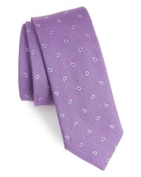 The Tie Bar Budding Paisley Silk Linen Tie