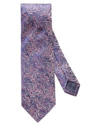 Eton Paisley Print Silk Tie In Blue At Nordstrom