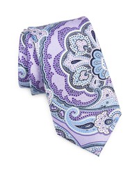 Nordstrom Paisley Silk Tie In Purple At
