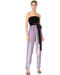 Monique Lhuillier High Waisted Cropped Pants