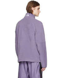 The North Face Purple Tnf 100 Half Zip Jacket