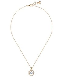 Ted Baker London Crystal Circle Pendant Necklace
