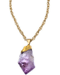 Privileged Purple Amethyst Pendant Necklace
