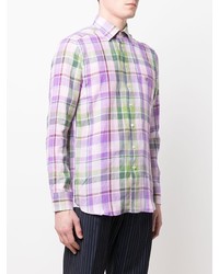 Etro Checked Long Sleeved Shirt