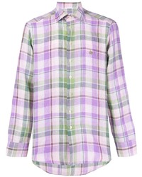 Etro Checked Long Sleeved Shirt