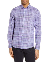 Zachary Prell Classic Fit Plaid Button Up Shirt