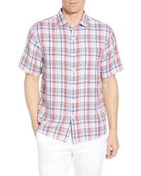 Tommy Bahama The Switch Up Classic Fit Plaid Short Sleeve Button Up Shirt
