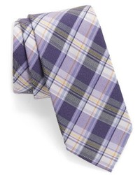 Nordstrom Shop Plaid Silk Cotton Tie