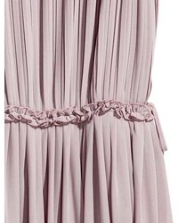 H&M Pleated Chiffon Dress