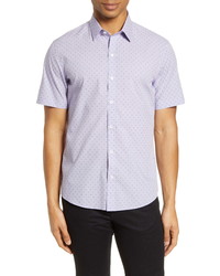 Zachary Prell Huang Classic Fit Short Sleeve Button Up Shirt